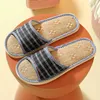 Slippers simplesmente xadrez casas de interior masculino masculino chinelo de verão eva sola sola sola não deslizamento slides shones para adultos