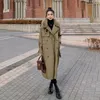 Trench da donna 2022 Addensare Parker Giacca a vento Cappotto invernale da donna Cappotto imbottito in cotone coreano Fodera lunga in lana sciolta