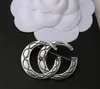 Brand Luxurs Design Broch Women Crystal Rhinestone G Letras Broches Pin Pin de moda Joya de joyería Accesorios de decoración