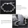 Urok Bracelets 925 Sterling Sier Fl Heart Aaa Cyrron Chain Bransoletka dla kobiet Wedding zaręczynowy impreza mody biżuteria Dostarcz dh3xl