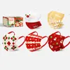 Christmas Model Mask Disponible Holiday Atmosphere Sense Mask Vuxna och barn packar masker