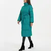 Parkas pour femmes Malina Winter épaisse mode décontractée ceinture lâche matelas matelas matelles élégantes vestes rembourrées en coton