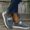 Kleiderschuhe Frauen Sneakers Strickgitter Dude Flats Großgröße Ladies Slip auf Zapatill Mujer lässige Sommer weibliche Mocassins 2211301153570