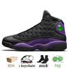 Siyah Flint 13s Basketbol Ayakkabıları Kadın Erkek Jordens Jumpman Jorda 13 Playground Del Sol Reverse Bred Court Purple Üniversite Mavi Eğitmenler