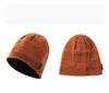 Beanies LL Beanies Ladies Knitted Reversible Winter Hat Men and Women Fashion Keep Warm Adult Weave Gorro Hat 7 Colors