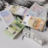 Bebek Aksesuarları 1 6 Dollhouse Minyatür Euro Dolar İngiliz Pound Para Banknotları Model Oyuncaklar Solier Props S Bebekler 221130