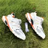 2023 Nieuwe Track Trainers Zwart Loopschoenen Heren Zwart Grijs Beige Lopers Blauw Wit Oranje Vrouwen Sneakers W1GB19059 niet Versleten-Out