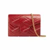 Marmont Matelasse Mini Bag Stain Strap Desinger Prests محفظة جلدية محفظة صغيرة من النساء الفاخرة المحافظ الصغيرة السوداء