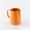 Narzędzia do herbaty kawy 400 ml kubek kawy ze stali nierdzewnej Pitcher Pitcher Latte Art Milk Foam Tool Espresso Jug 170 G2 Drop Deliv dhgarden dhfyn