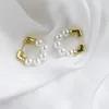 Boucles d'oreilles pendantes Europe Créateur de mode Perle Femme Bijoux de luxe Boutique Cadeau Tendance