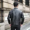 Racing Jackets Men Autumn Spring Leather Clothing Men's Sheep Skin Coats Male Business Casual Plus Size Genuine Jacket