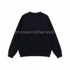 Felpa a maniche lunghe da uomo di lusso Felpa con stampa di lettere con testa di coniglio Felpa solida Designer di marca di moda Girocollo Pullover Top da donna Nero Bianco