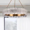 Chandeliers Deyidn 북유럽 클라우드 유리 샹들리에 가벼운 고급 창조적 인 거실 침실 디자이너 간단한 레스토랑