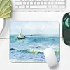 Van Gogh Starry Night Mouse Pad Pad Computer Computer Laptop Non-Slip Shickened Edge Gaming Gaming Pads Office Office Small Table