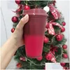 Tumblers 16oz Thermal Change Plastic Cup Tumblers Coffee St PP Dispolering Mugs Temperaturavkänning Färg Byt koppar 5B DHGARDEN DH0YX