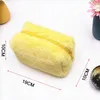 Cosmetic Bags 1pc Solid Color Makeup Soft Plush Make Up Brushes Storage Case Travel Toiletry Organizer Handbag Necessaries