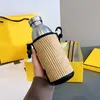 Luxury Lafite Water Bottle Bag Thermos Cup Mugs Designer 304 Rostfritt stål Vakuumkoppar Portabla justerbara remmar Isoleringskoppar Födelsedag med presentförpackning