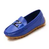 Sneakers Children Loafers for Boys Kids Little Boy Wedding Party Leather Shoes Slip On Boat Fashion Candy Color Classic 21 36 Soft 221130