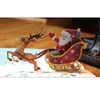 Andra evenemangsfestleveranser 3D POP UP Santa Claus Christmas Deer Greening Holiday Card Merry Christmas Card Anniversary Greeting Cards Gift Navidad 221201