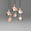 Lampes suspendues Vintage LED Europe cristal lumière déco Maison cuisine île luxe design lustre éclairage