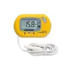 Sıcaklık aletleri sıcaklık aletleri mini lcd dijital akvaryum termometre balık tankı su aleti siyah sarı kablolu s dhckq