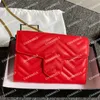 Marmont Matelasse Mini Bolsa Alça Corrente Desinger Bolsa Carteiras Pequenas de Couro Carteira Feminina Luxo Pequenas Bolsas Pretas