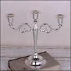 Candelas de oro para centros de mesa de bodas Candelabra Lanterna Metal Porta Velas Candelier Mariage Menorah Deco Hogar R￩gimen