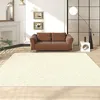 Carpets Carpet Home Decoration Luxury Luxury Soft and Embluffy Confortant Minimalisme Rouge Rétro Rétro Rétro Hoile Breffable Anti Slip Mat