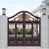 Европейский стиль алюминиевого искусства ворота виллы сельские дворы подражает сад