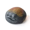 L'animale domestico del tè del rospo dorato della sabbia viola può sollevare la fortuna di giocare Accessori per la tavola da tè Teiere figurine Clay Zen6689820