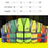 Industriell reflekterande säkerhet Vest HI Vis Vest för män Två ton arbetskläder som arbetar med många fickor Konstruktionssäkerhetsvästreflektor