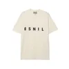 Camiseta de diseñador para hombre de lujo Camisetas con letras impresas en negro Camisetas de diseñador de marca de moda de manga corta Diez colores tamaño S-XL # 888