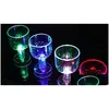 Wine Glasses Wine Glasses Plastic Colorf Transparent Goblet Led Light Cup Party Decoration Bar Supplies New Arrive 1 4Zp C Drop Deli Dhlcj