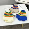 hiver chaud bébé doublure en polaire bonnets chapeau coupe-vent enfants masque protecteur d'oreille ski tricoté en peluche plus chaud chapeaux mignons bonnets pour bébés