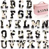 Chenille Lettre Fer sur Patchs Couture Notions Camouflage Coloré Brodé Varsity A-Z Patchs Alphabet Lettres Appliques pour Fournitures de Bricolage