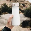 Botellas de agua Taza de vacío de doble cubierta Acero inoxidable Boca grande Tazas de callos anchos Botella de coque Fácil de usar 50Yl DD Entrega de gota Inicio Ga Dhqhh