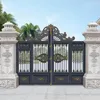 الأسلوب الأوروبي من الألمنيوم الفني Gates Villas الريف الساحات الفرعية Gates Garden Decorationarcherical Protectural حماية المعمارية