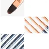 Kits d'art d'ongle 10 styles différents ensemble de pinceaux manche en métal marbré utilisation du stylo en nylon