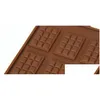 Cake gereedschap chocolade schimmel sile molds cake gereedschap diy wafel candy bar keuken bakaccessoires maken dessert 2bh f1 drop levering dhqom