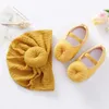 First Walkers Toddler Baby 0 12M Soft Sole Non Slip Crib Shoes For Girls born Princess Wedding With Hat Everything 221130