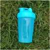 Wasserflaschen, Milchshake-Wasserflaschen, Trinkgeschirr, Küche, Esszimmer, Bar, 400 ml, Molkenproteinpulver, Mischflasche, Sport, Fitness, Shaker, 6 C, Dhyrz