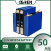 LIFEPO4 배터리 3.2V 50AH 1/4/8/16/32PCS 등급 A 충전식 리튬 철 포스페이트 배터리 DIY 12V 24V RV 보트 태양계