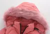 Down Coat Fashion Girls S Kids Winter Christmas Jacket Girl Hooded Cotton Snowsuit 2 6 8 10 YIRDS kläder 221130