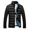 Мужская вниз Parkas Winter Jacket Мужская хлопковая мягкая жакеты Parka Slim Fit с длинным рукавом стеганая одежда верхней одежды теплые пальто 221201