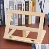 Anderes Schreibtischzubehör Holzbuchständerhalter Verstellbare tragbare Holzbuchständer Laptop Tablet Studie Koch Rezeptbücher Ständer Des Dh9Js