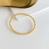 Bracelet Chain Amaiyllis 18k Gold Fashion Lucky Bead Bangle Light Luxury Personality Jewelry for Female Gift