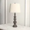 Lámparas de mesa Lámpara retro americana Arte de madera Tallado a mano Villa Sala de estar Decoración Estudio Dormitorio Mesita de noche