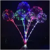 LED -str￤ngar ballong ljus colorf bobo boll led str￤ng transparent f￶r jul halloween br￶llop fest hem dekoration drop leverera dhhim