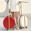 Suitcases 18 Inch Travel Suitcase Set Carry On Small Bag With Wheels Trrolley Luggage Case Female Boarding Lightweight