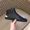 luxury designer Men's leisure sports shoes fabrics using canvas and leather a variety of comfortable material rh0009659